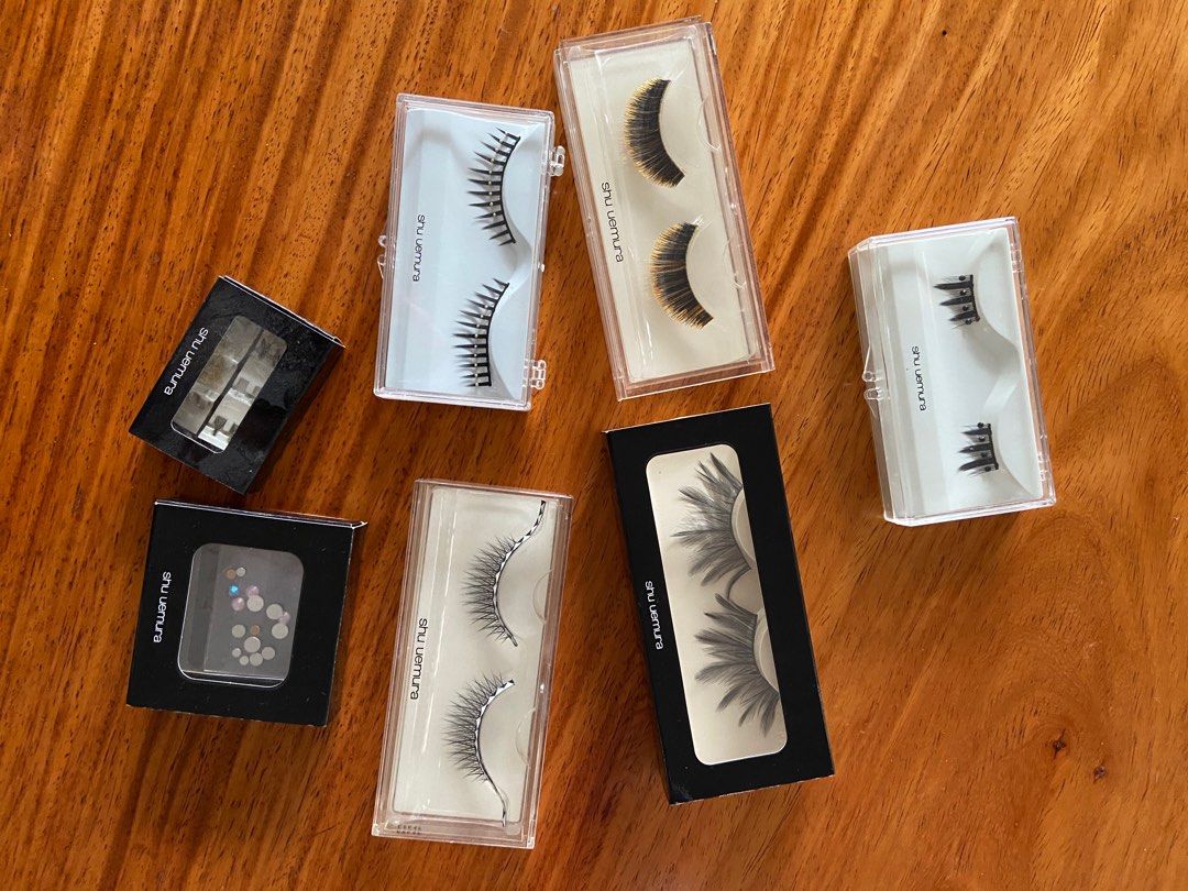 Shu Uemura False Eyelashes (Category: Makeup) located in Marikina City. Submitted by marvim (Listing ID 1195897602, Image 1). Description: Take all special edition Shu Uemura false eyelashes with FREE toiletries organizer Falsies = all unused Organizer is barely used.