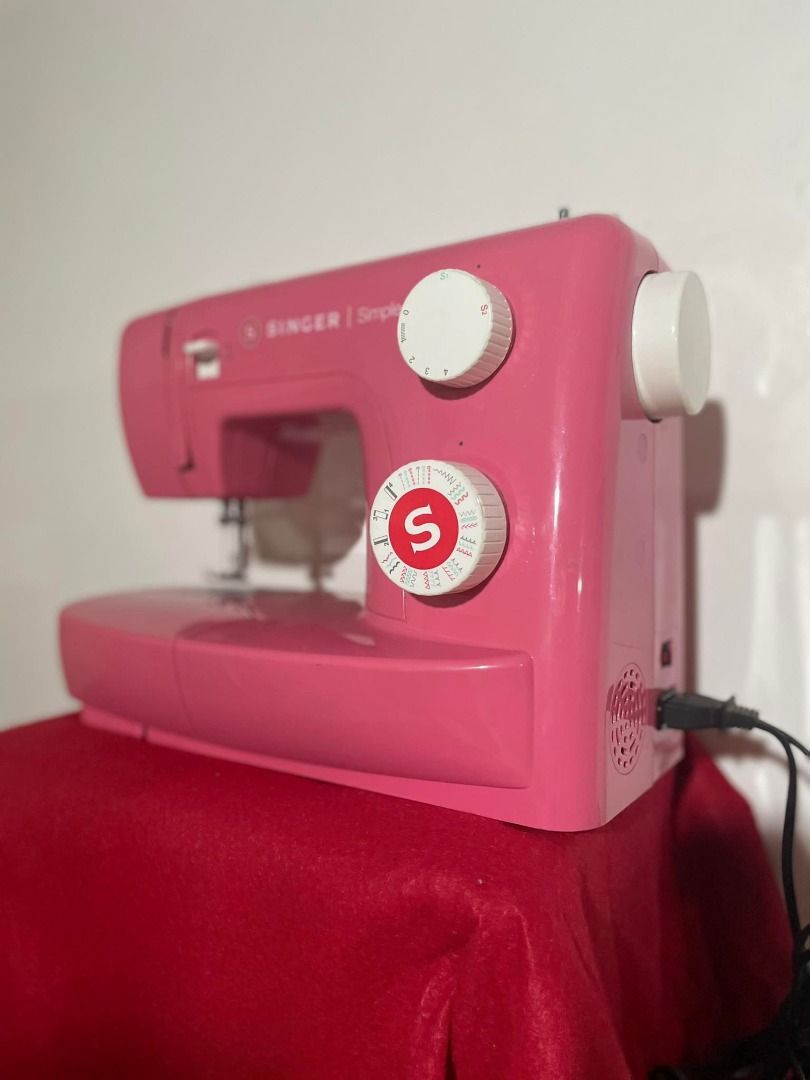 SINGER 3223R Sewing Machine Simple Semiautomatic 23 sewing programs Pink  decorative stitch - AliExpress