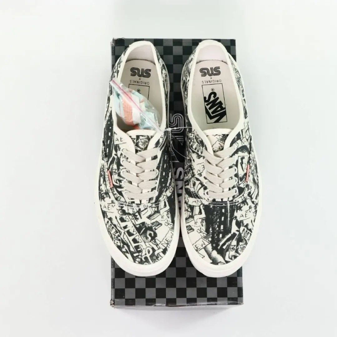 SNS X VANS AUTHENTIC LX VAULT OG WHITE BLACK