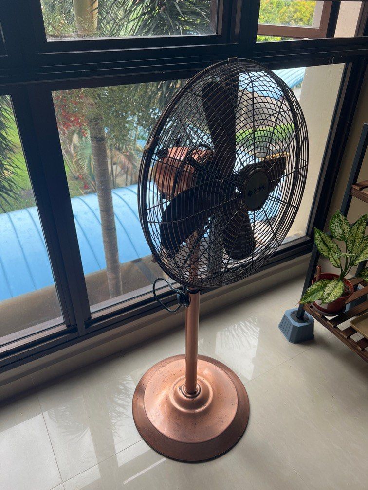Sona Rose Gold Fan, TV & Home Appliances, Other Home Appliances on