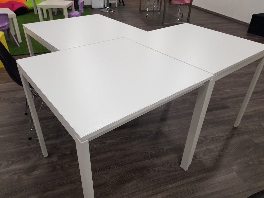 Study Table Square Square white study tables, Furniture & Home Living, Furniture, Tables ...