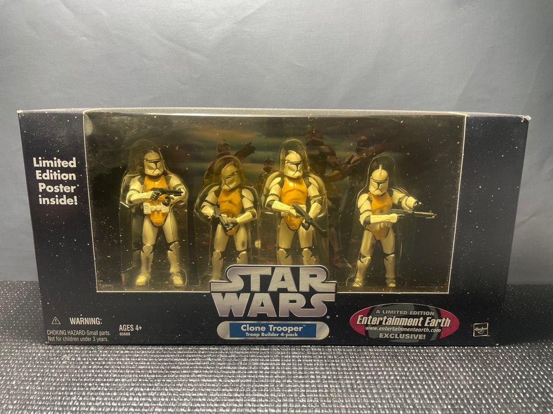 Entertainment earth clone trooper 2025 4 pack