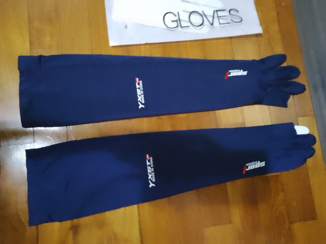 Sun protection men gloves (opened thumb and pointer), Men's Fashion