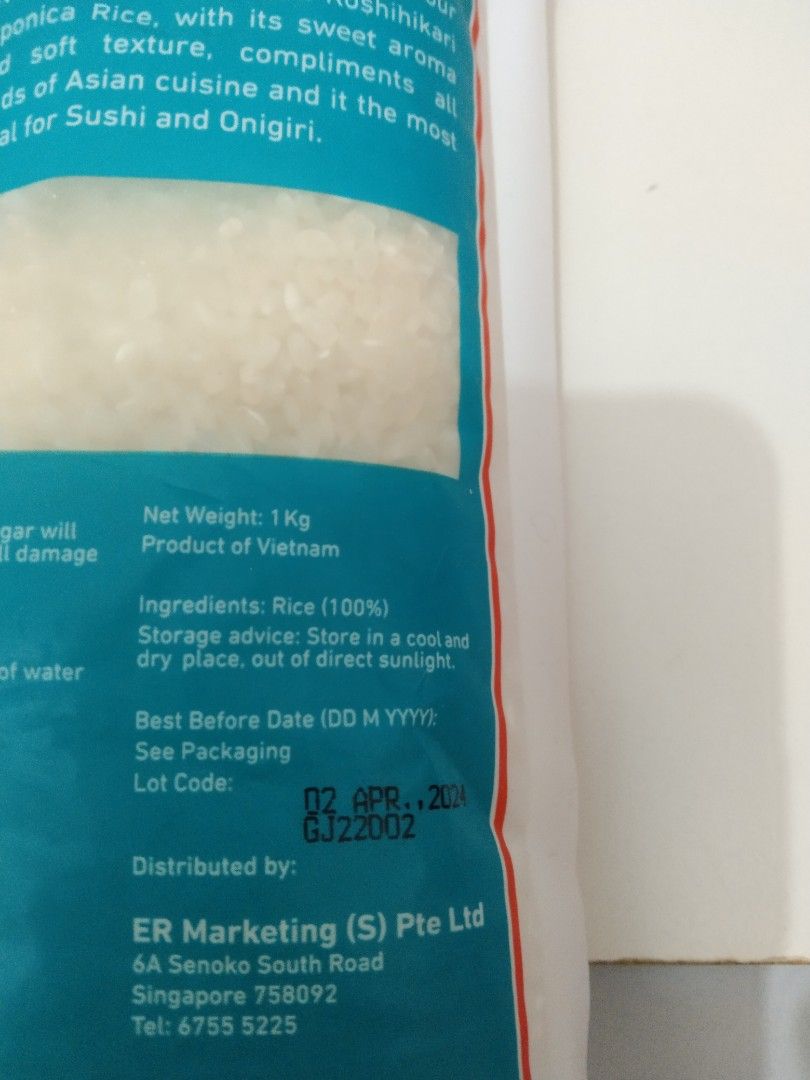 Super Cheapest KOSHIHIKARI JAPONICA RICE, Food & Drinks, Rice & Noodles