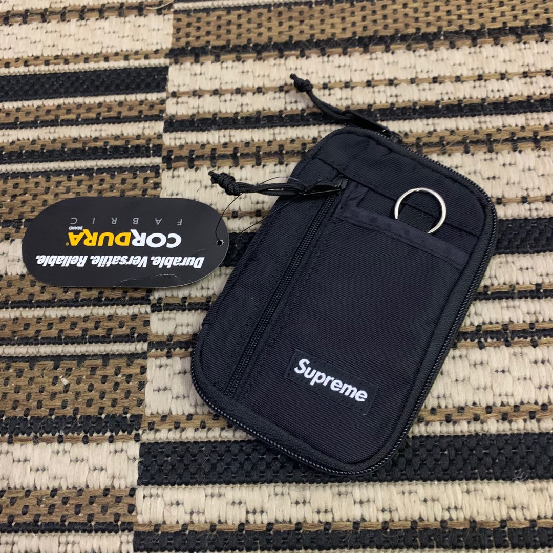 Supreme Small Zip Pouch Black