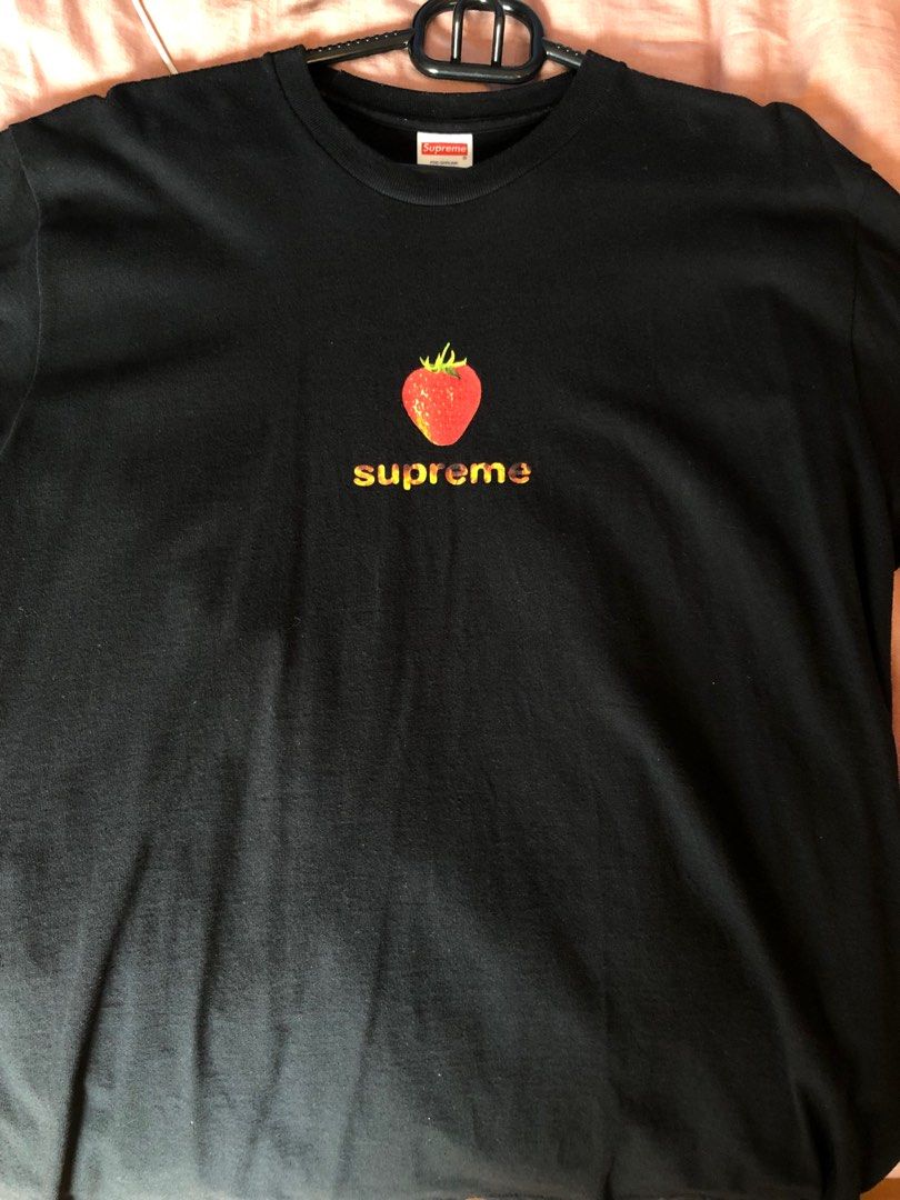 Supreme sale strawberry shirt