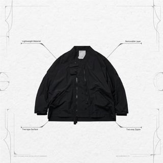 Sz2 GOOPiMADE “VI-RT3” Utility 2-Layers KENDO Jacket - Black