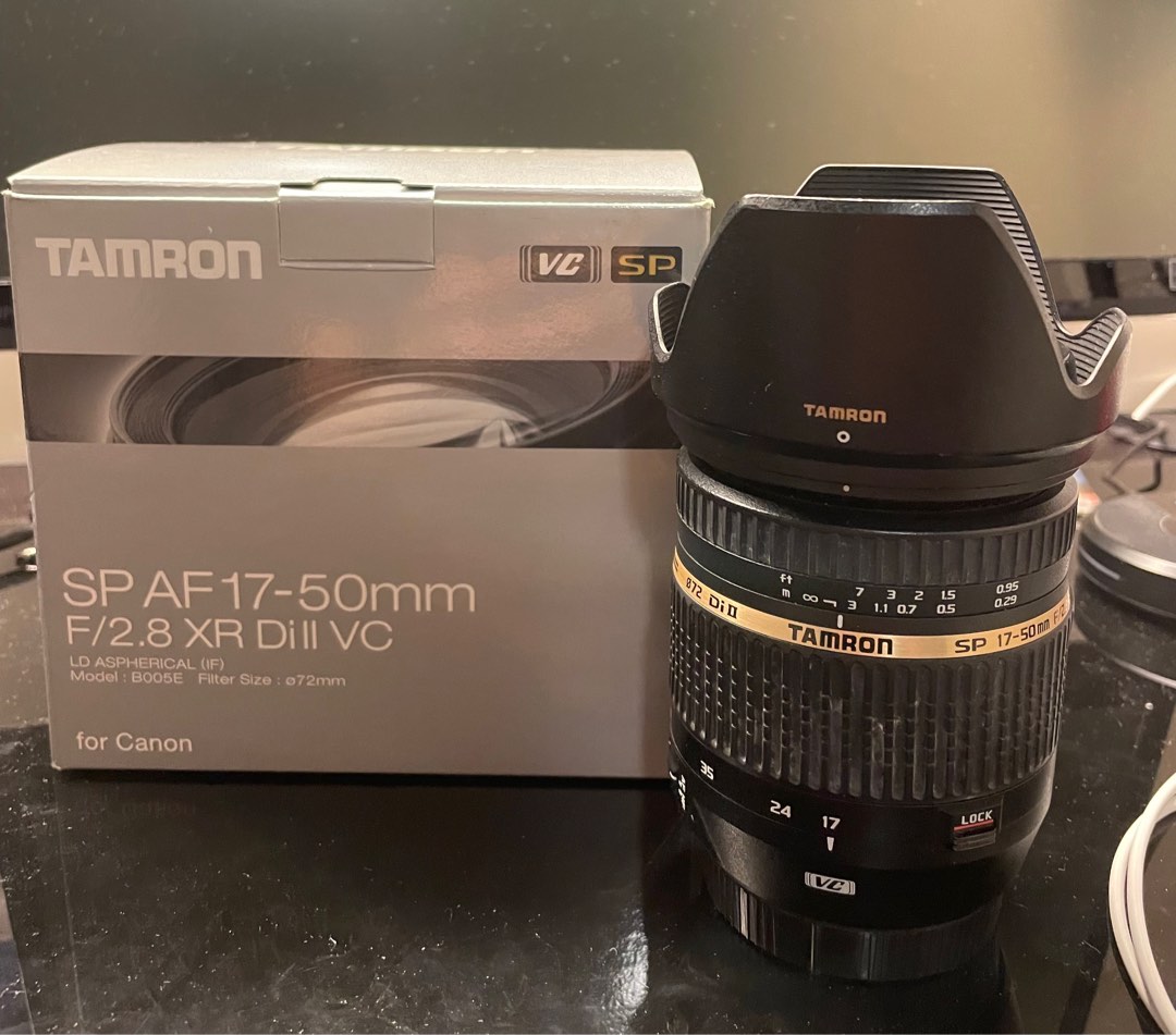 Tamron SP AF 17-50mm F/2.8 XR Di II VC for Canon, 攝影器材, 鏡頭及