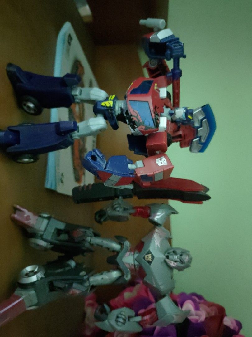 Transformers Animated Deluxe Optimus Prime and Megatron set, Hobbies