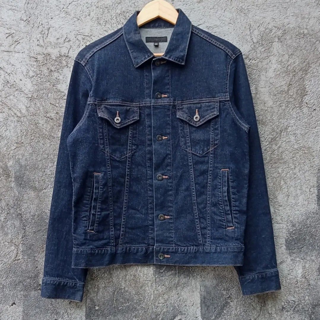 Jaket online jeans uniqlo