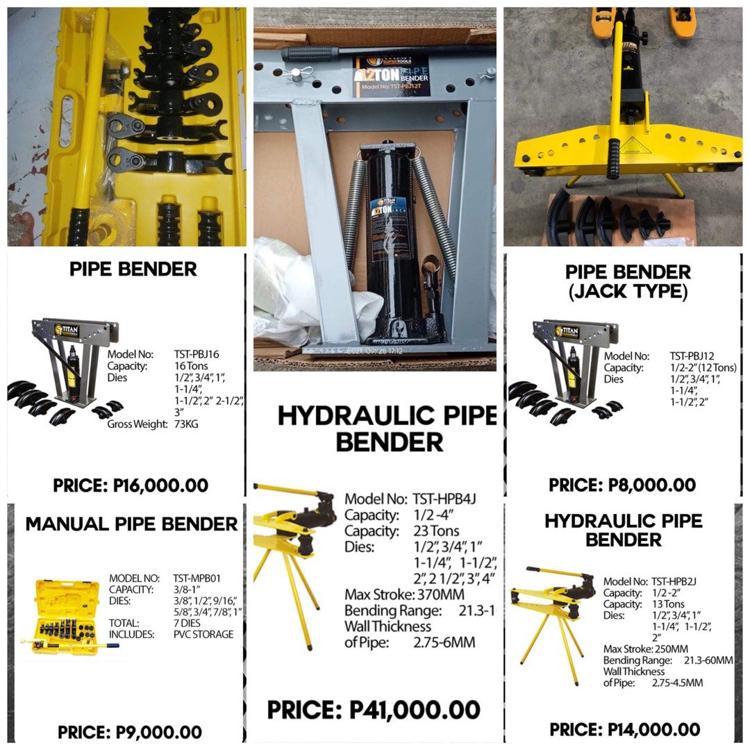 Tube and pipe Bender (Category: Construction Tools & Equipment) located in Manila. Submitted by joeyroque09 (Listing ID 1195921987, Image 1). Description: Pls txt me or call at 09177110098 for fast transaction. Thanks pipe Bender .