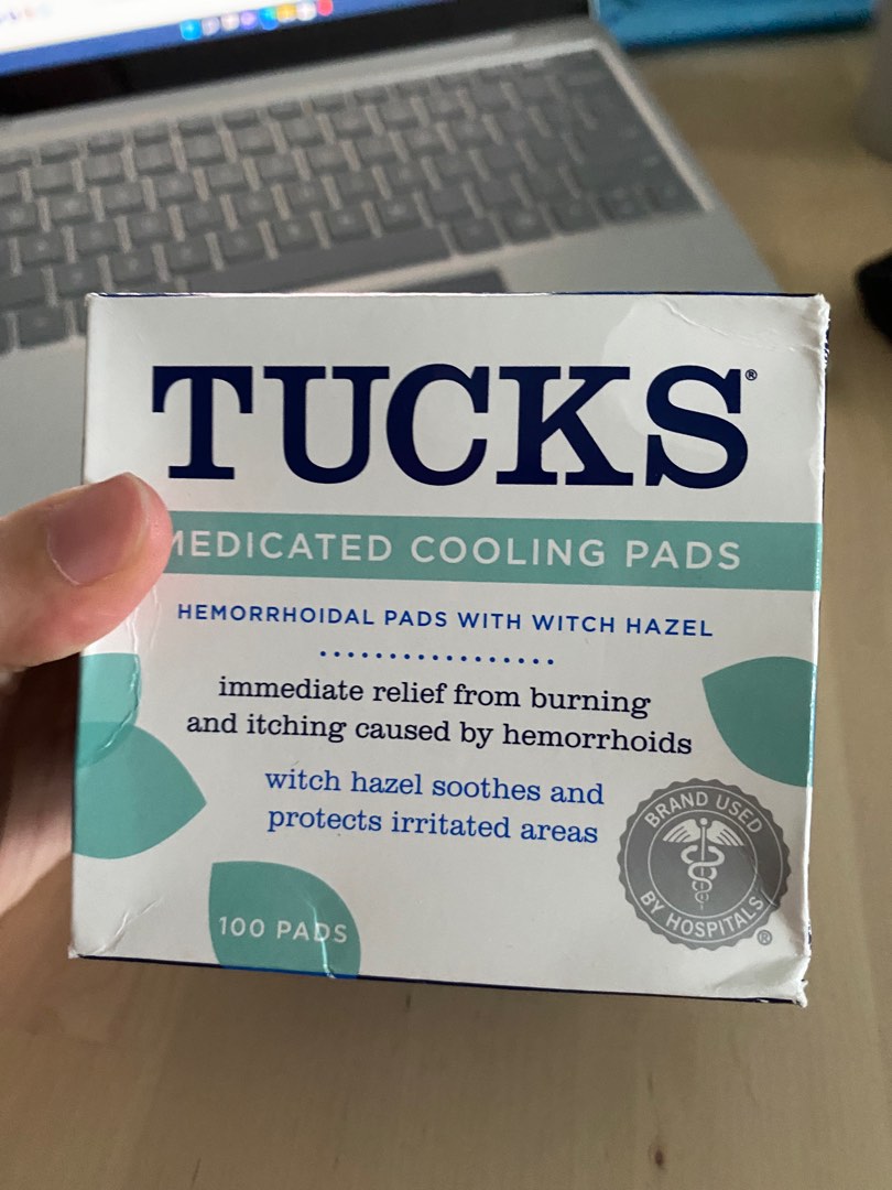Tucks Cooling Pads, Medicated, 100 Count