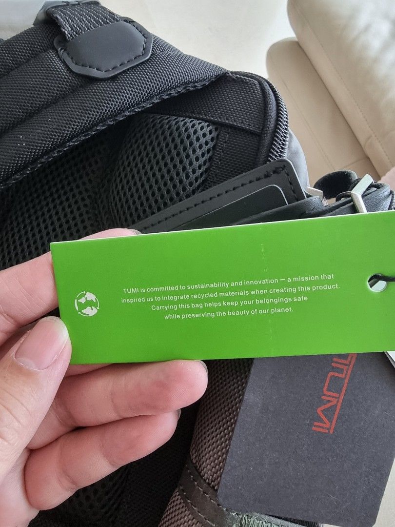 Tumi Backpack Olive Green, Men's Fashion, Bags, Backpacks on Carousell