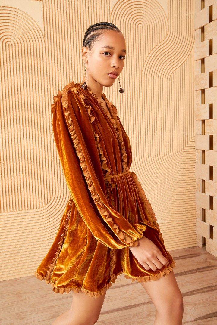 Ulla johnson velvet dress hotsell
