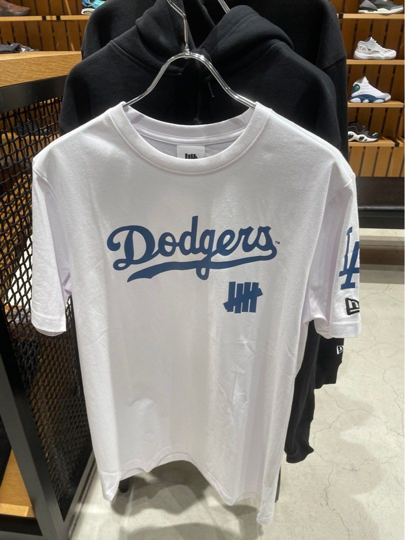 Majestic Oversized L.A Dodgers Mesh T-Shirt In Navy