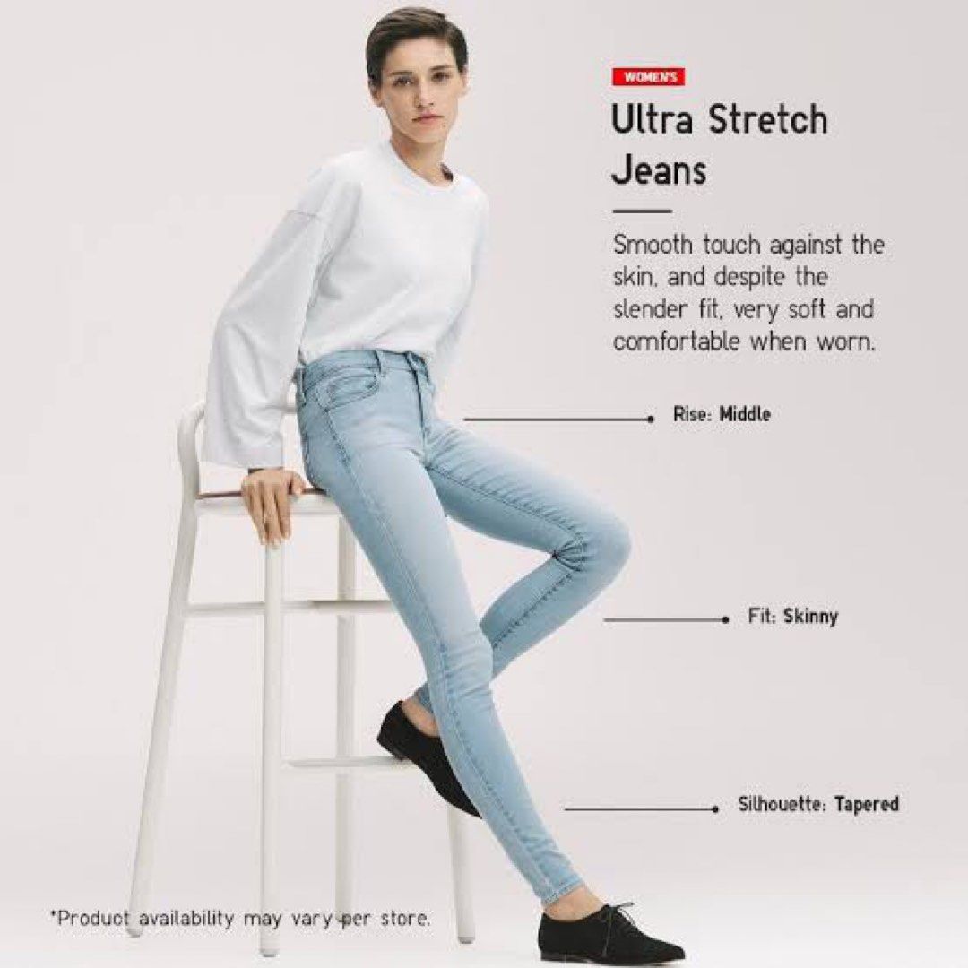 Uniqlo skinny tapered 2025 high ultra stretch