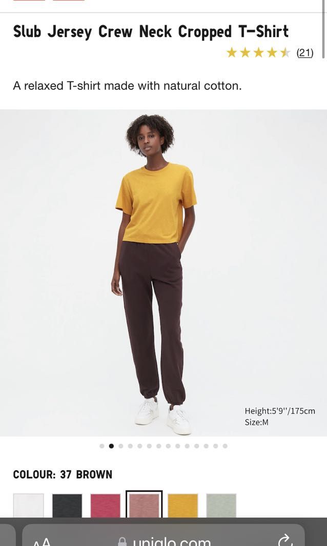 slub jersey crew neck uniqlo