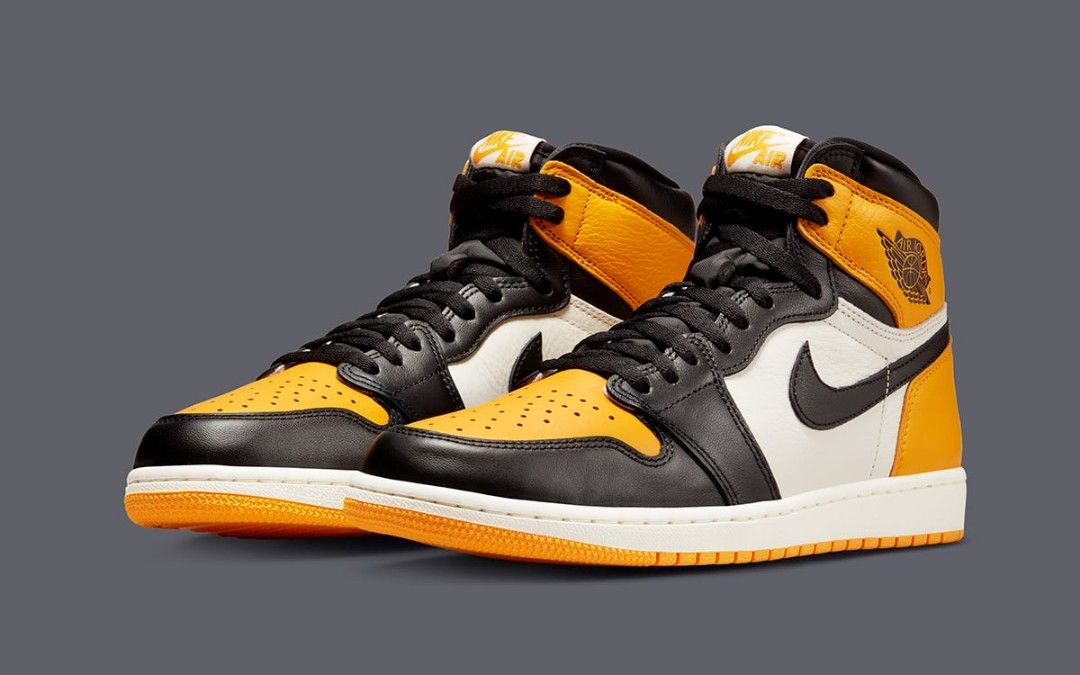 Nike air jordan clearance 1 yellow black