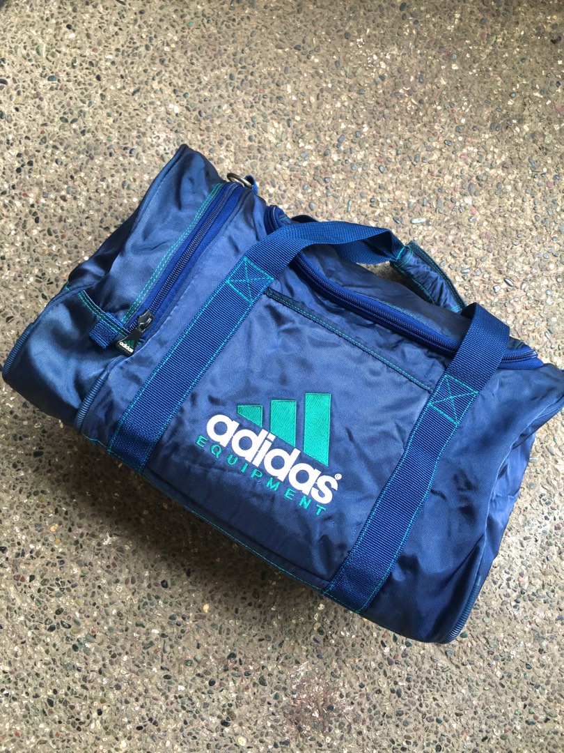 VINTAGE ADIDAS DUFFLE BAG, Women's Fashion, Bags & Wallets, Backpacks