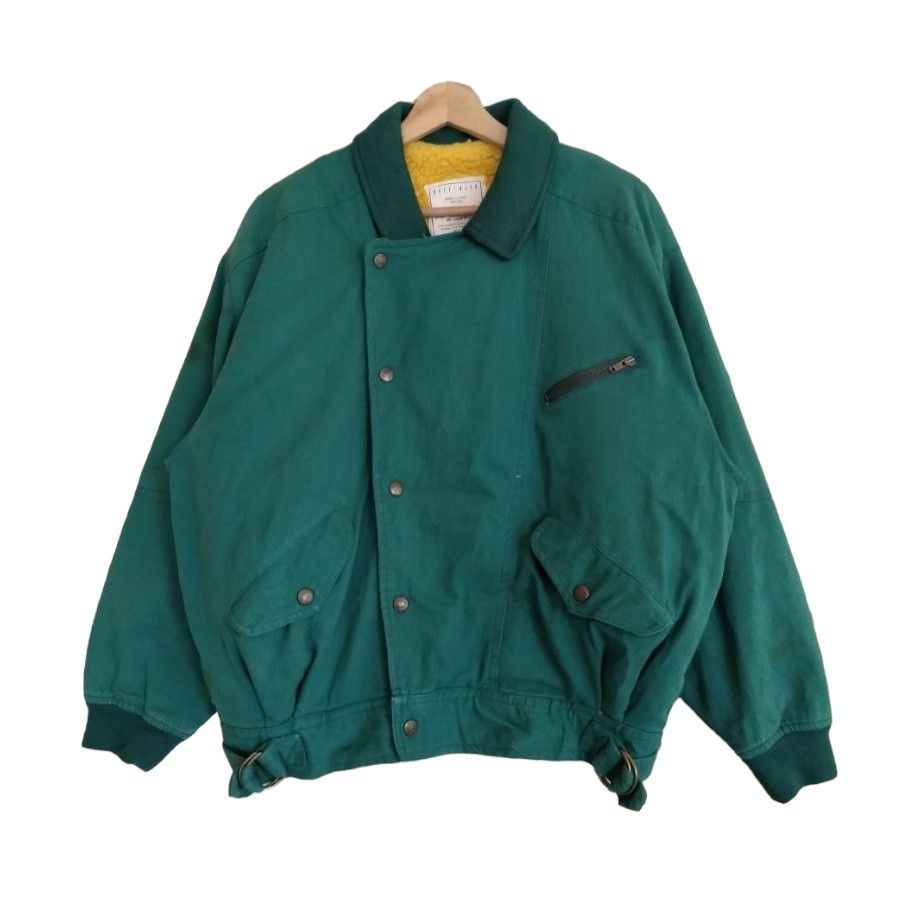 Vintage UN GUSTO RAFFINATO Sherpa Lined Jacket, Men's Fashion, Coats ...