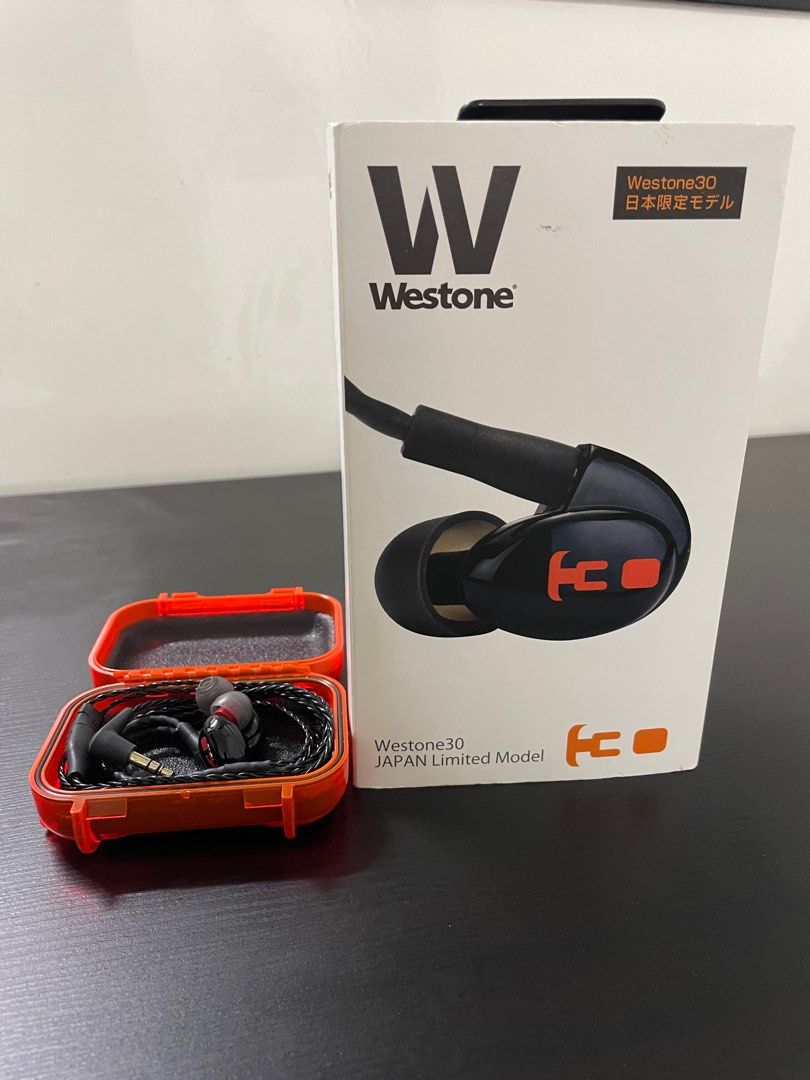 Westone 30 japan limited model 限量版westone 3, 音響器材, 頭戴式 