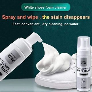 white shoes foam cleaner