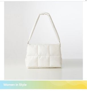 White Shoulder/Clutch Bag