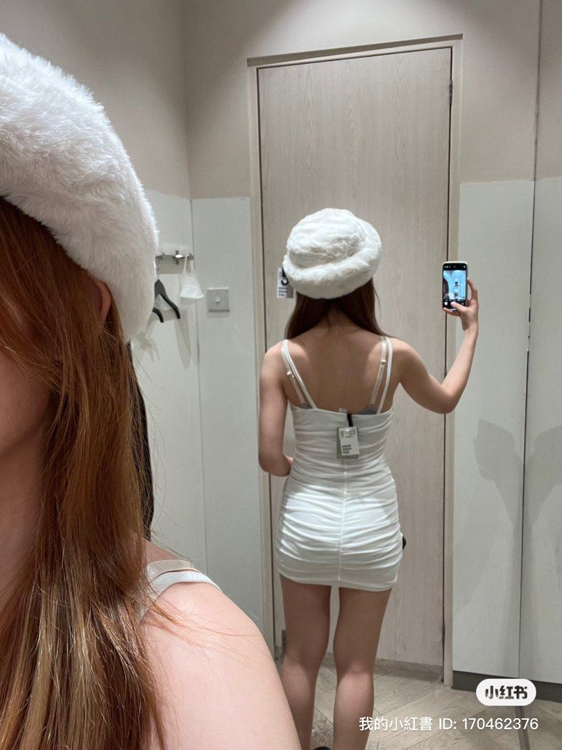 winter cap with hair
