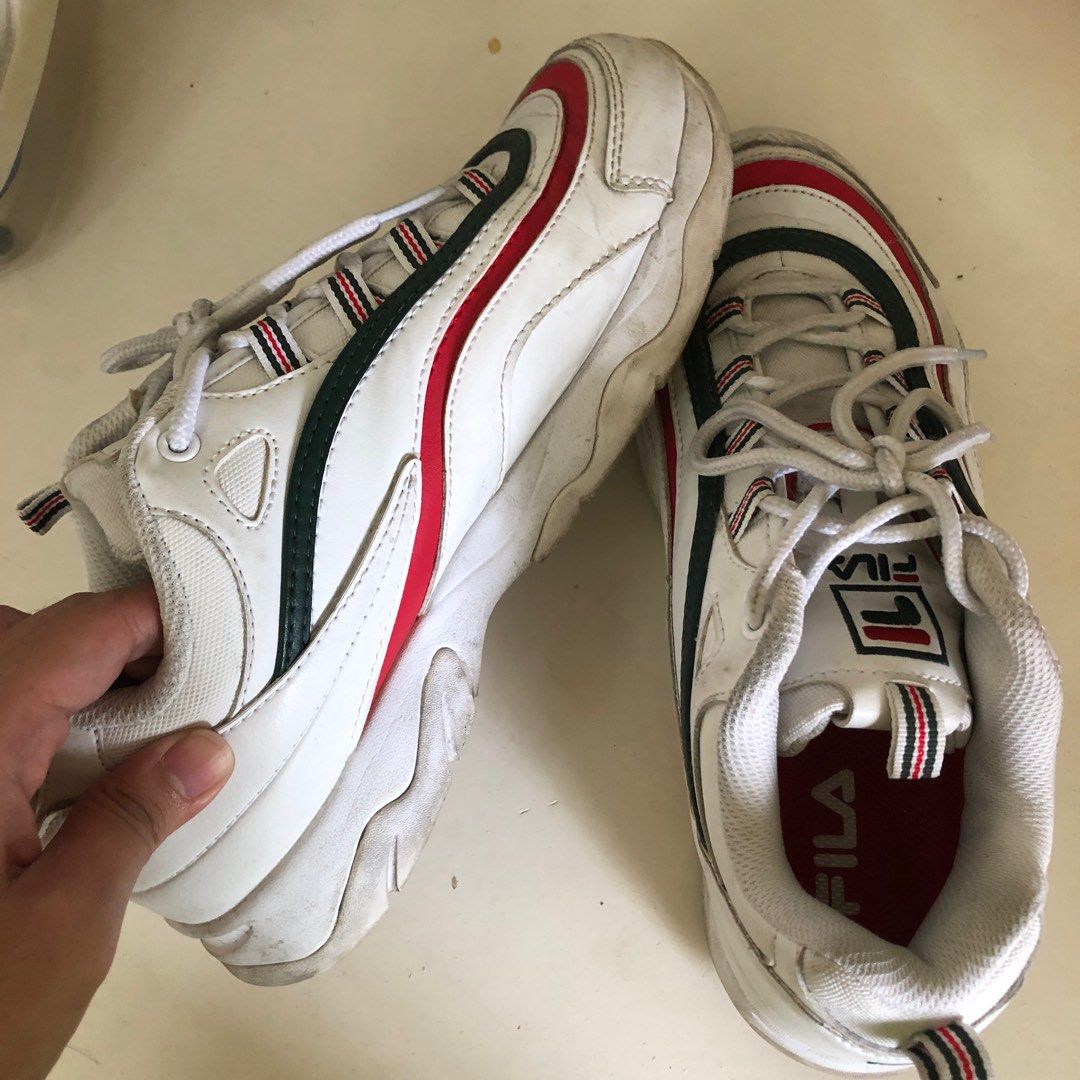 Fila ray green red hot sale