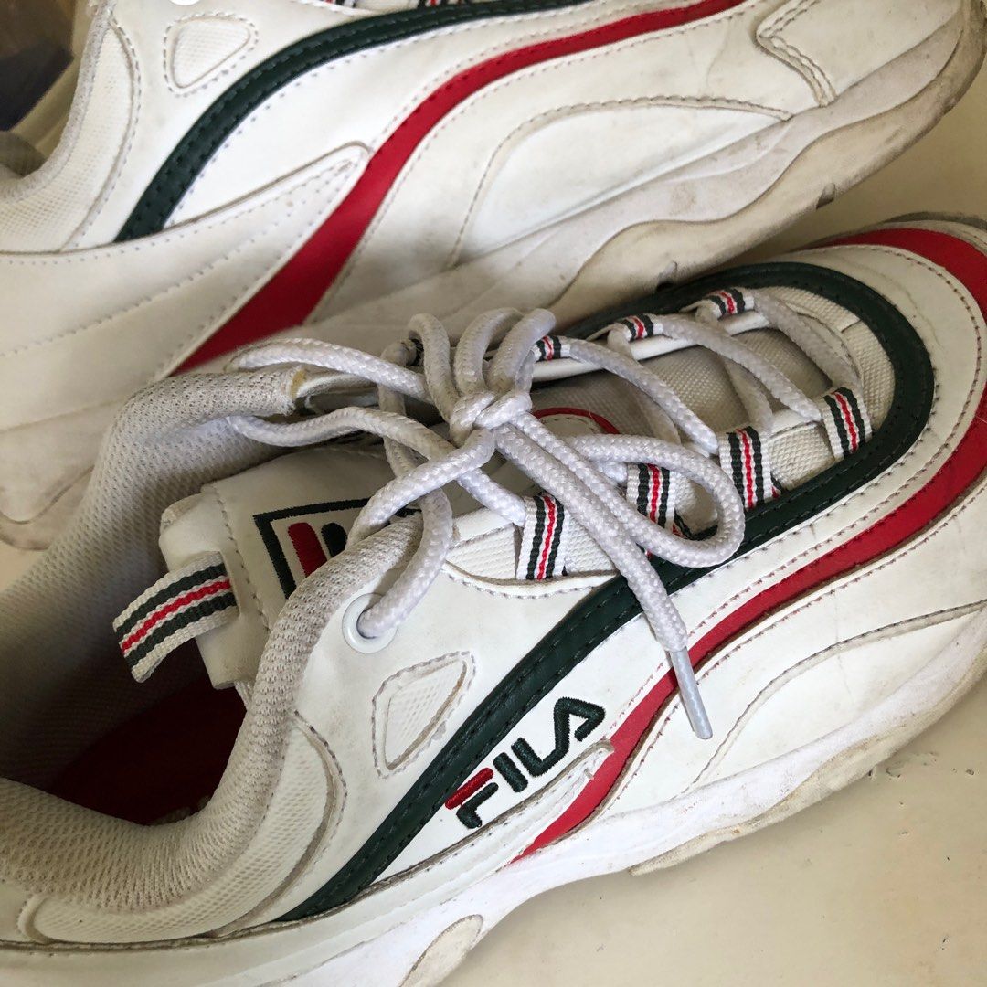 Fila ray red and store green