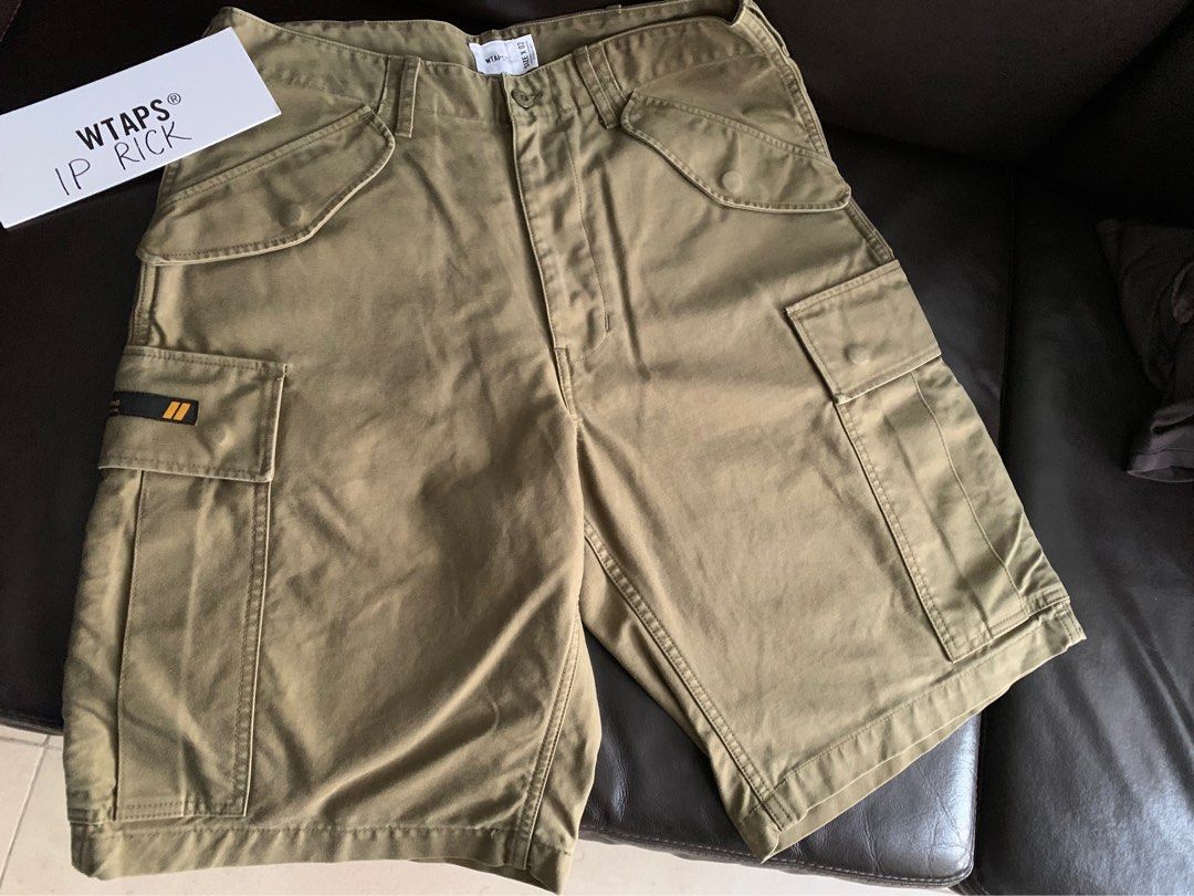 Wtaps 20SS Cargo shorts Olive 02碼99%new, 男裝, 褲＆半截裙, 短褲