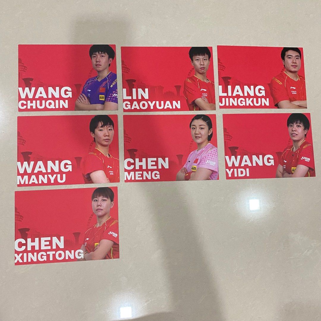 WTT Singapore Smash 2022 Postcards, Hobbies & Toys, Memorabilia