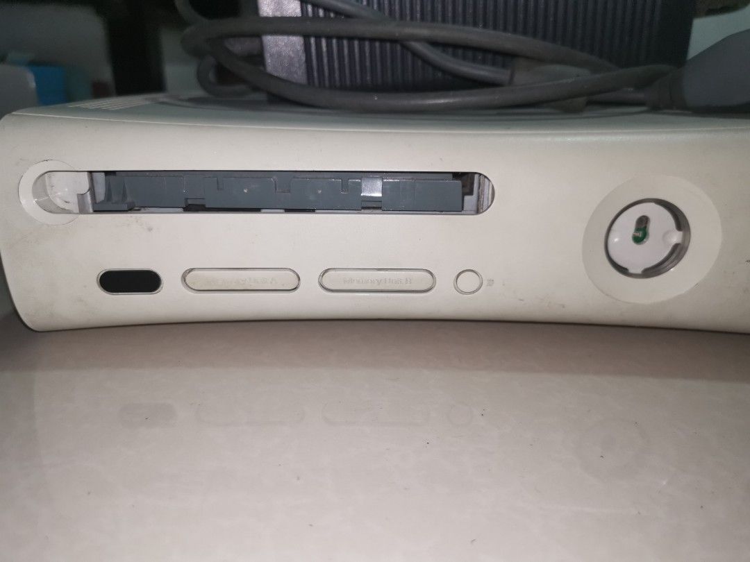 Lunetta Bianca E Vassoio Grigio Per Xbox 360 PHAT &ndash; Ricambio Estetico