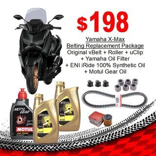 Yamaha X-Max Belt Replacement Scooter Servicing Package $198