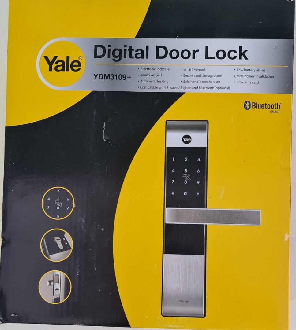 Yale Digital Lock YDM3109 +, Furniture & Home Living, Security & Locks