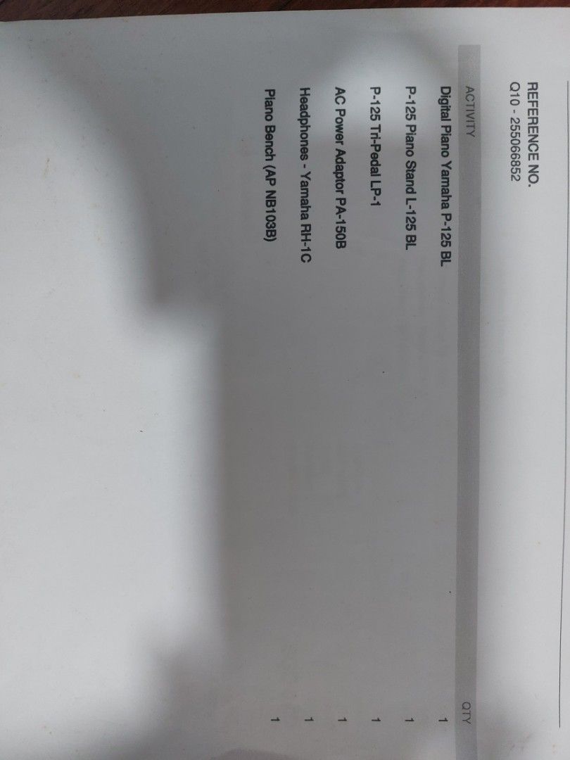 Yamaha Digital Piano P125, Hobbies & Toys, Music & Media, Musical