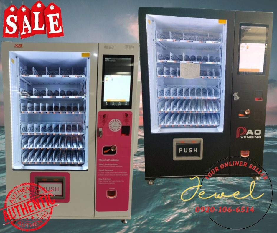 ZDC22-B-ULT VENDING MACHINE WITH TOUCH SCREEN - COINS, BILLS, AND QR ...