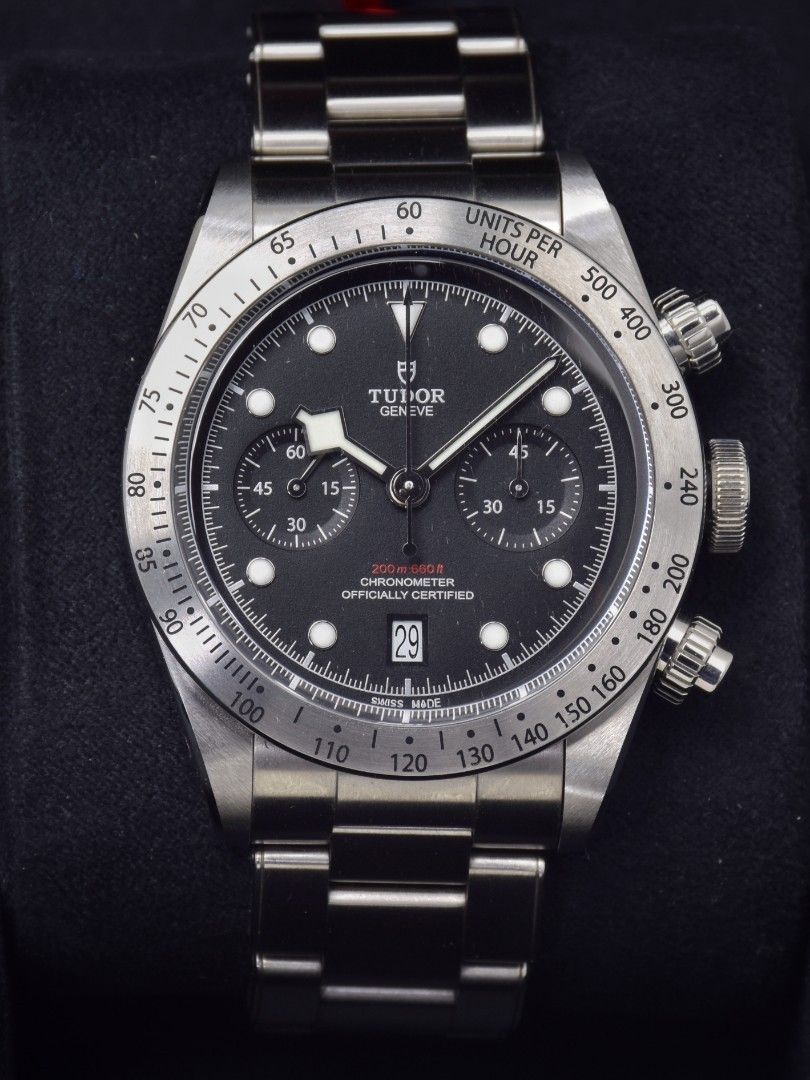 Tudor Black Bay Chrono Discontinued '20 Tudor Heritage Black Bay Chrono 79350 / Full Set! (Discontinued