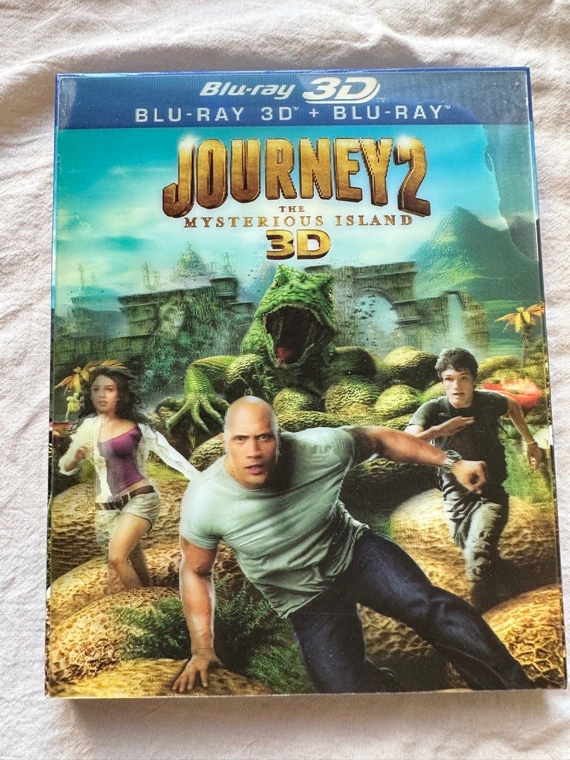 地心探險記2 神秘島- 巨石強森Journey 2 (3D Blu-Ray), 興趣及遊戲, 音樂、樂器& 配件, 音樂與媒體- Cd 及Dvd -  Carousell