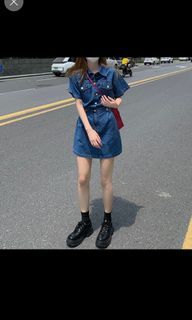 牛仔洋裝