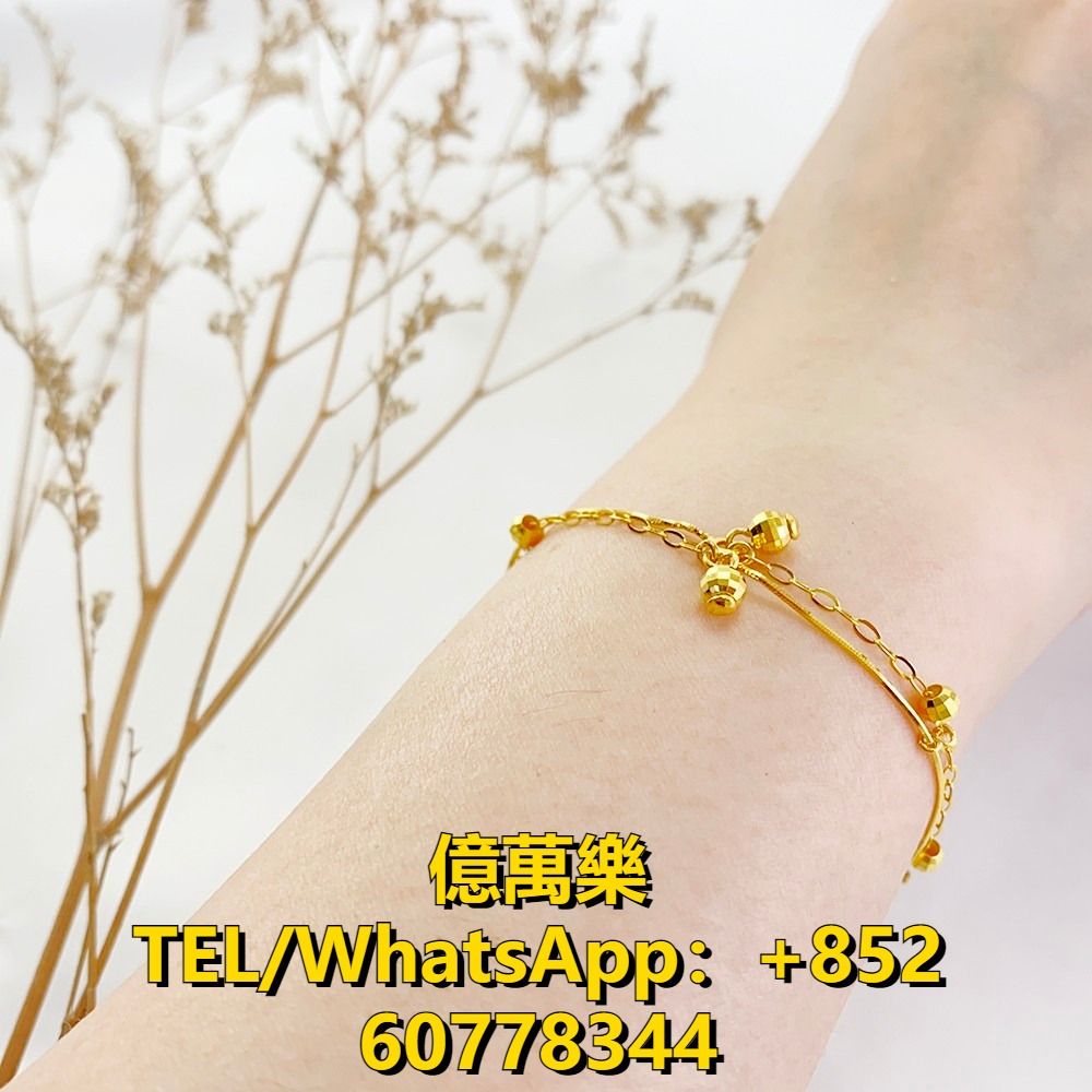 回收白金鉑金黃金純金周生生金至尊珠宝六福珠寶謝瑞麟Just Gold 周大福老鳳祥景福等等黃金雙鍊手鍊黃金珠手鍊標價非回收價, 徵收-  Carousell