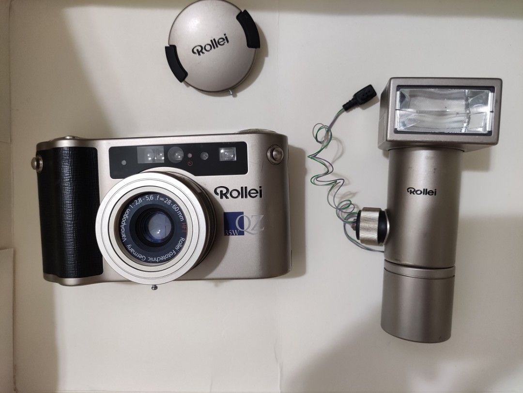 絕版限量版Rollei 35W QZ 20 QF Flitser 頂級唯一電動菲林相機祿來