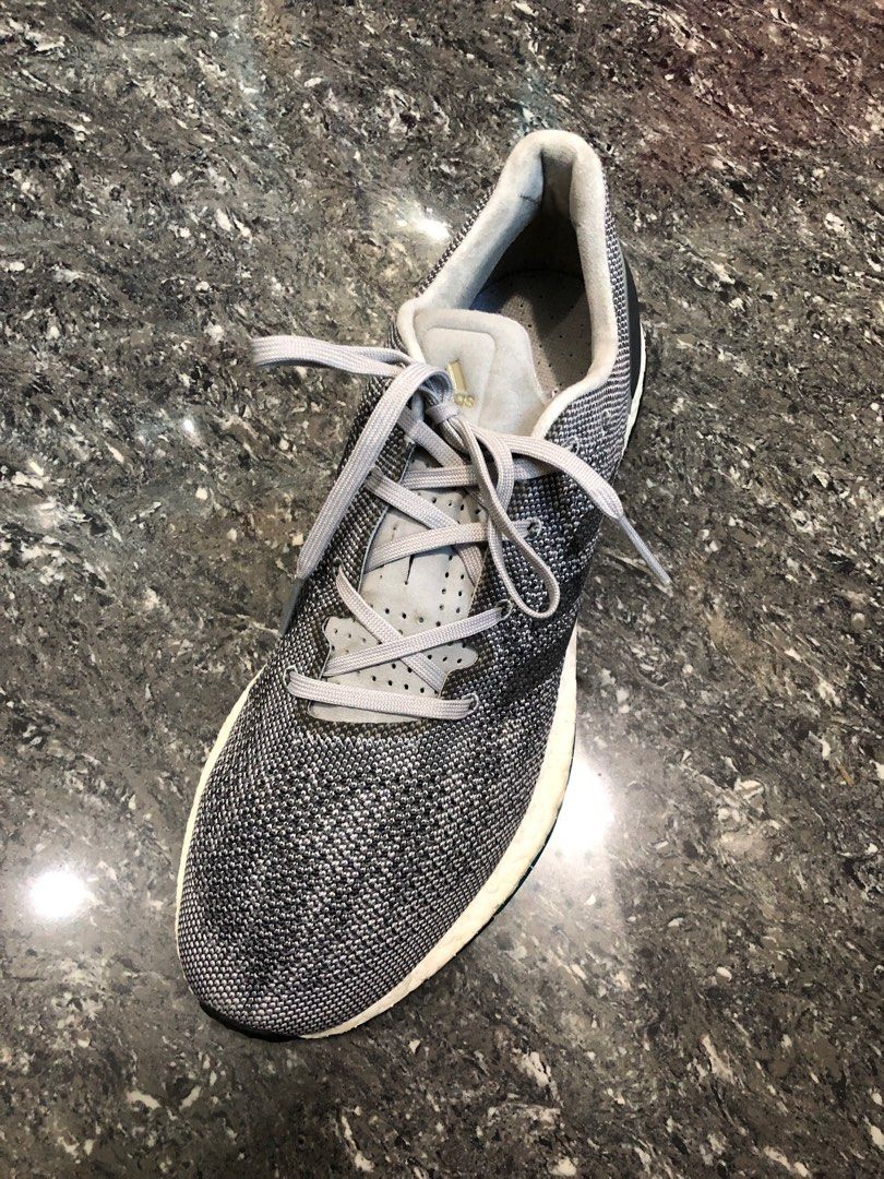 Adidas pure boost dpr mens outlet running shoes  grey