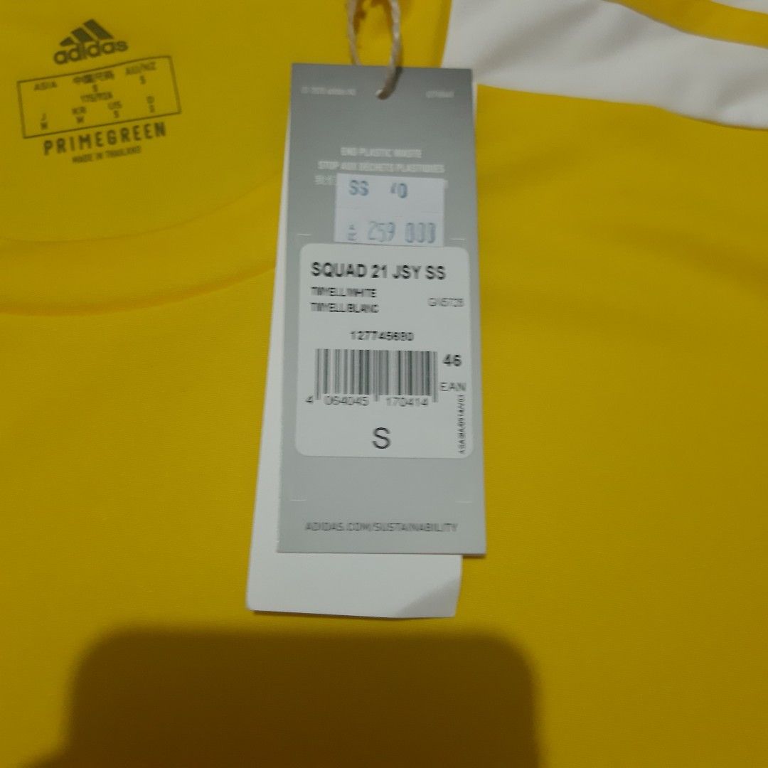 Adidas Running Shirt Size S Euro fit L, Olah Raga, Baju ...