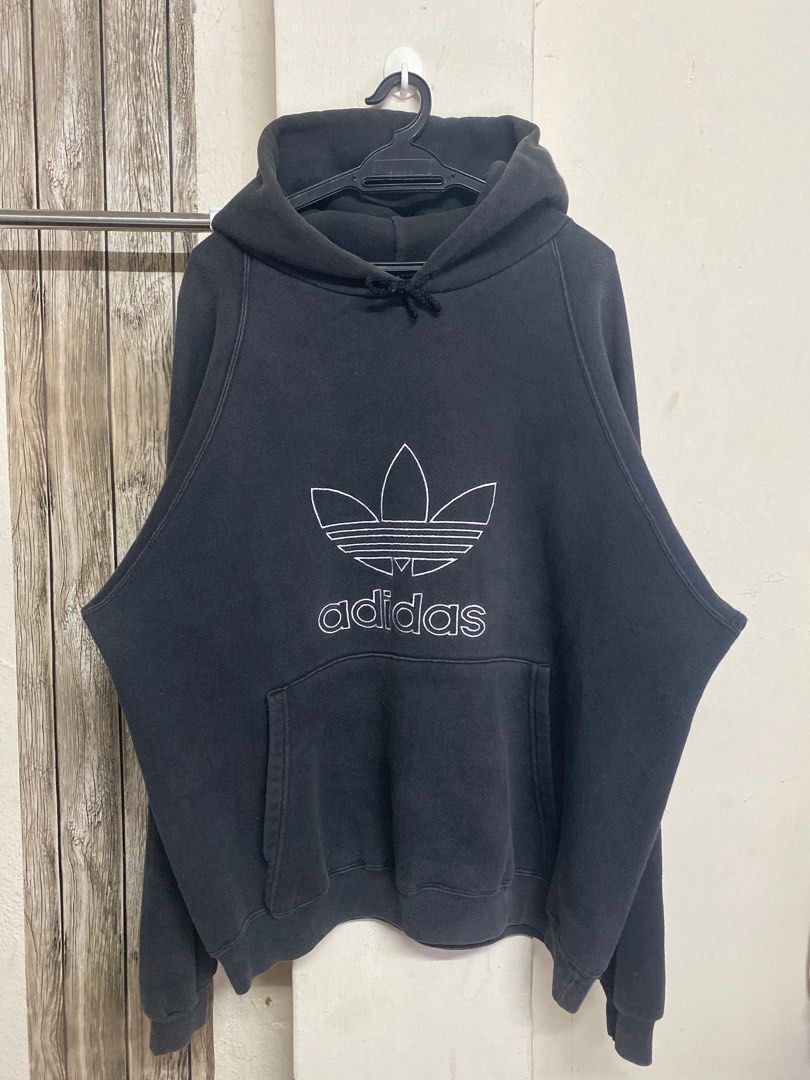 ADIDAS VINTAGE HOODIE Men s Fashion Tops Sets Hoodies on