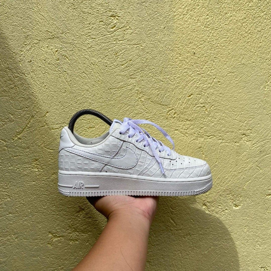 Air force hotsell 1 croc white