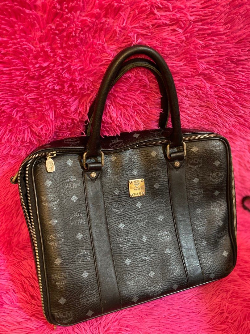 Auth MCM document bag Luxury Bags Wallets on Carousell