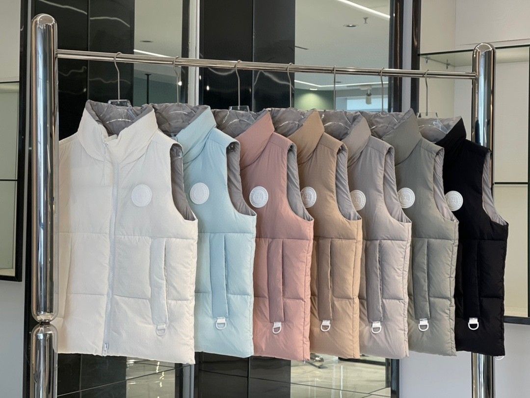 Authentic Canada Goose Pastels Everett White Label Down Vest