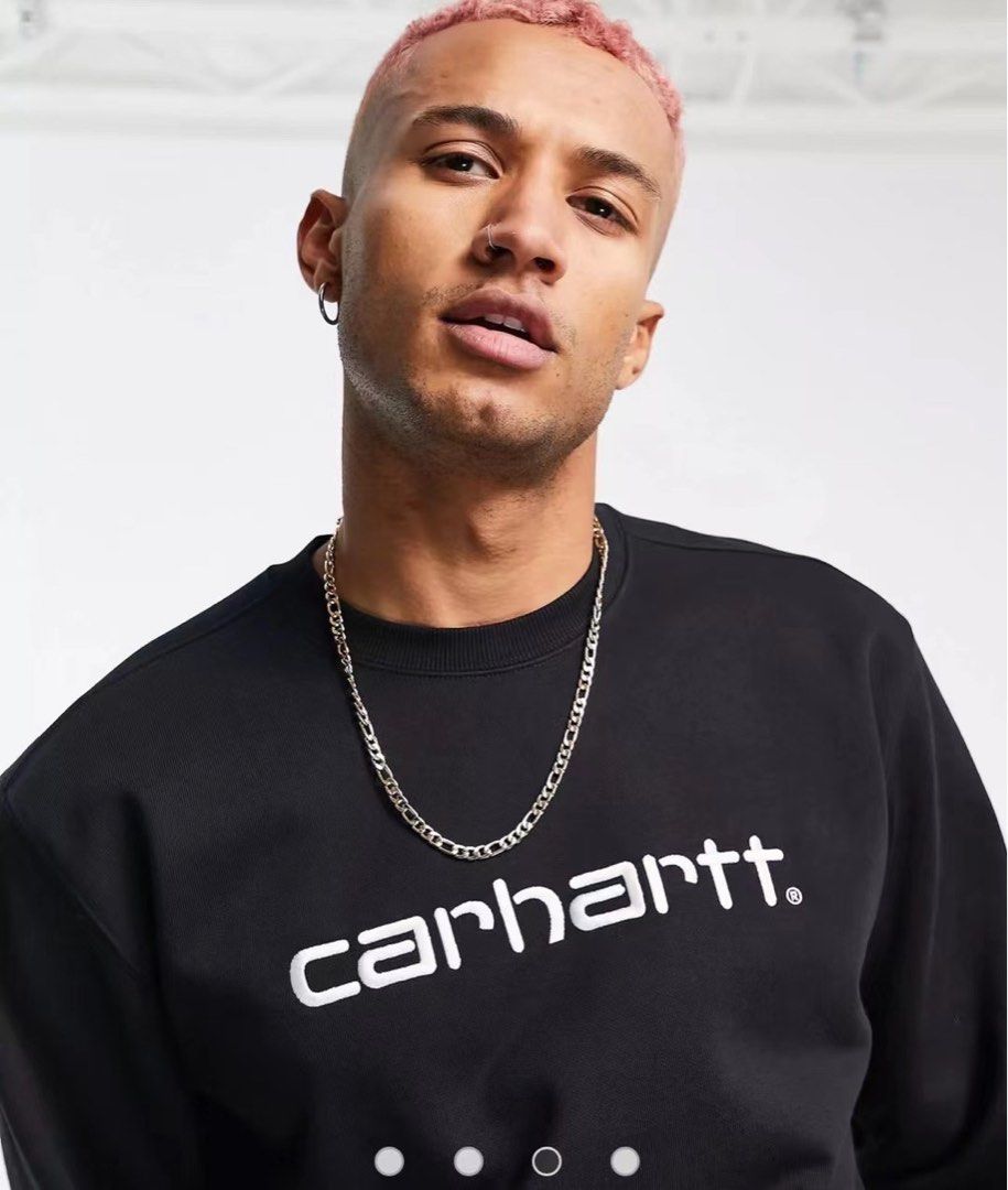 AUTHENTIC Carhartt Embroidery Embroidered Logo Sweater Sweatshirt Pullover