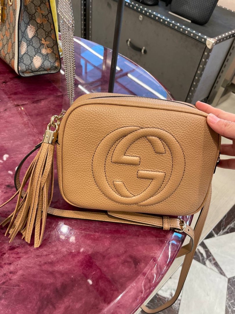 Authentic Gucci Soho Disco Crossbody, Luxury, Bags & Wallets on Carousell